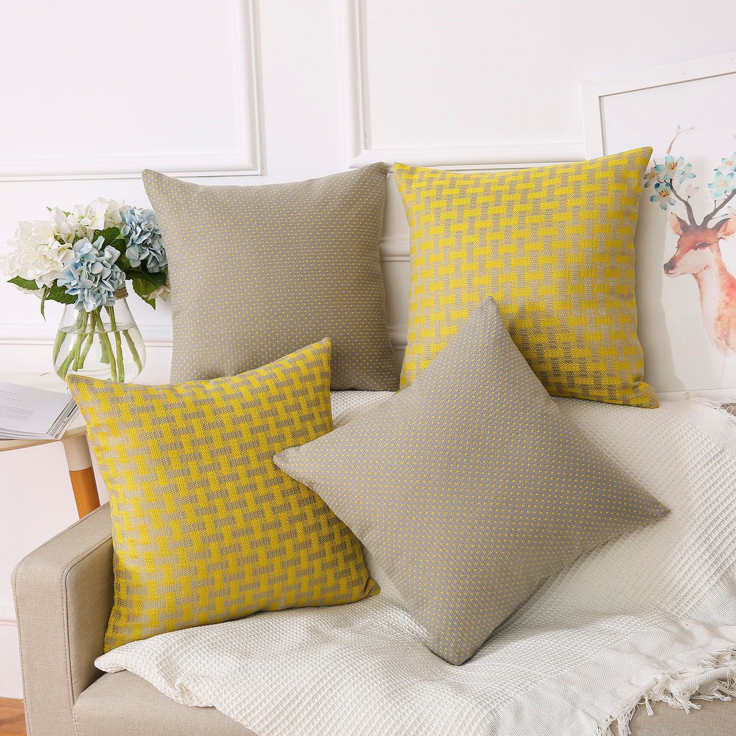 grey yellow